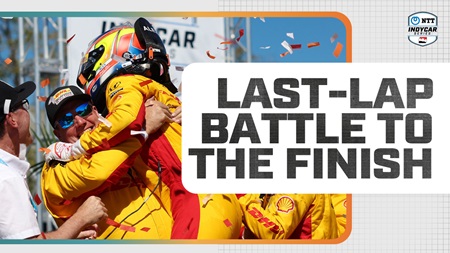 thumbnail for Alex Palou, Scott Dixon and Josef Newgarden Battle to Finish at St. Pete