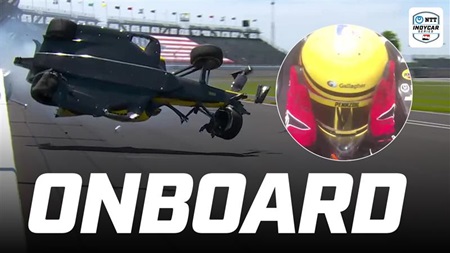 thumbnail for Onboard Camera: Scott McLaughlin Goes for Wild Ride at Indy
