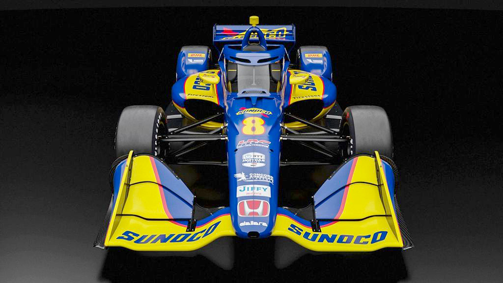 Kyffin Simpson's Sunoco livery.