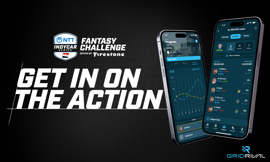 INDYCAR Fantasy Challenge driven by Firestone - the official fantasy racing game of INDYCAR and the NTT INDYCAR SERIES. Download the GridRivals app now and chase your championship!