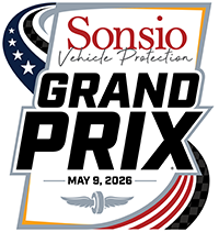 Logo for the 2026 Sonsio Grand Prix at the Indianapolis Motor Speedway Road Course