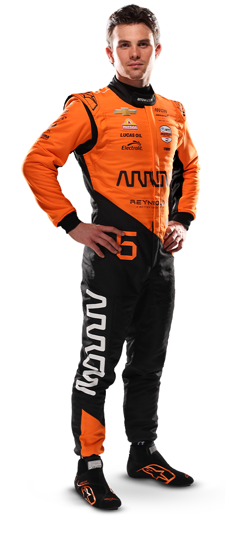 Pato O'Ward standing