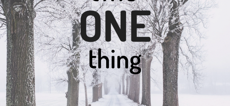This One Thing Series